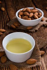 Almond Oil (close-up shot)