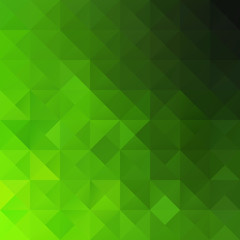 Green Grid Mosaic Background, Creative Design Templates