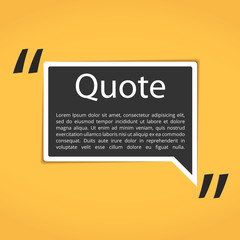 Obraz premium Text Box with Quotes