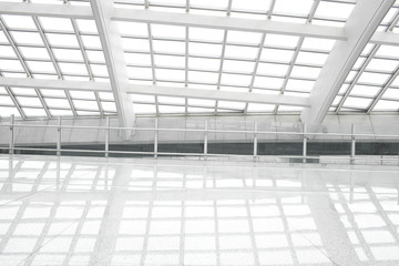 A corner of the airport lobby