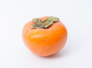 Persimmon fruit isolated on white background