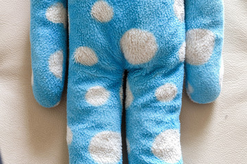 blue bear doll for background