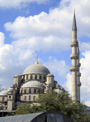 Fototapeta na wymiar Yeni Cami ( New Mosque ) Istanbul, Turkey.