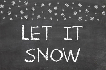 Obraz premium let it snow