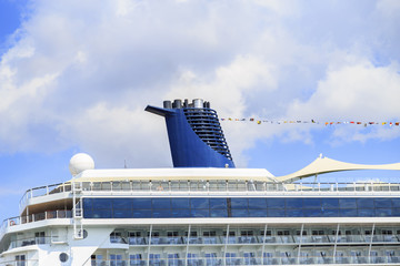 Cruise Ship funnel.