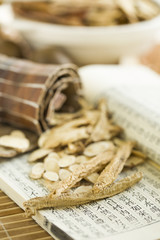 Fototapeta na wymiar Chinese herbal medicine