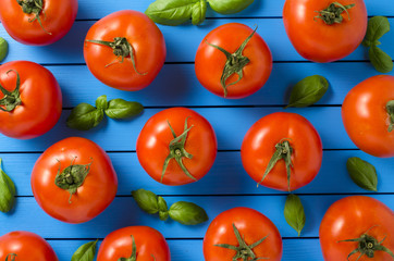 Fresh tomatoes background