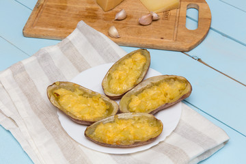 Twice baked potatoes