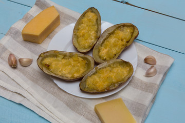 Twice baked potatoes
