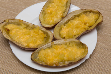 Twice baked potatoes