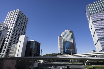 Obraz premium 東京赤坂 再開発 2016年 赤坂見附駅周辺の新しい高層ビルなど 容積率緩和