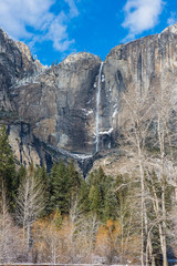 Yosemite Fall in the winter
