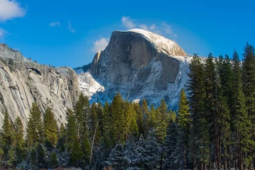 Crédence de cuisine en verre imprimé Half Dome Parc national du demi-dôme de Yosemite