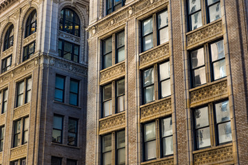 Fototapeta premium Building windows background