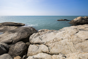 Fototapeta na wymiar Seashore in Sanya, China