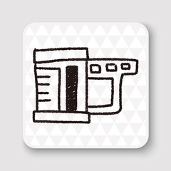 measuring cup doodle drawing