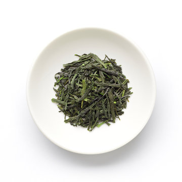 Green tea leaves , Japanese tea , Sencha, Ryokucha