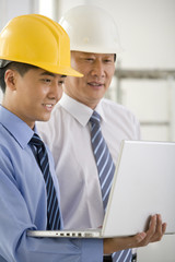 Two colleagues working together