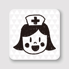 nurse doodle drawing
