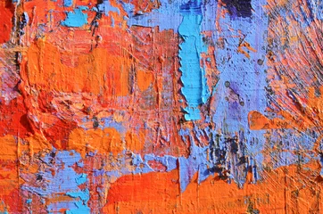 Farbflecken in orange und blau © ufotopixl10