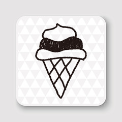 ice cream doodle drawing
