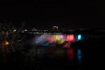 Nocturne of Niagara falls