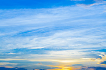 Obraz premium sunset sky