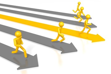 3D leadership concept