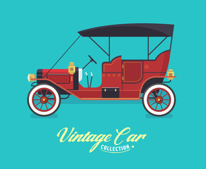 Fototapeta premium Vintage car collection 