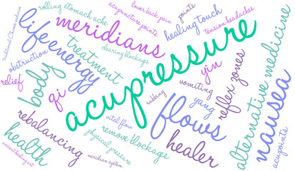 Acupressure Word Cloud