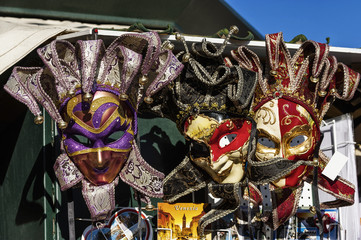 Karnevalsmasken in Venedig, Italien