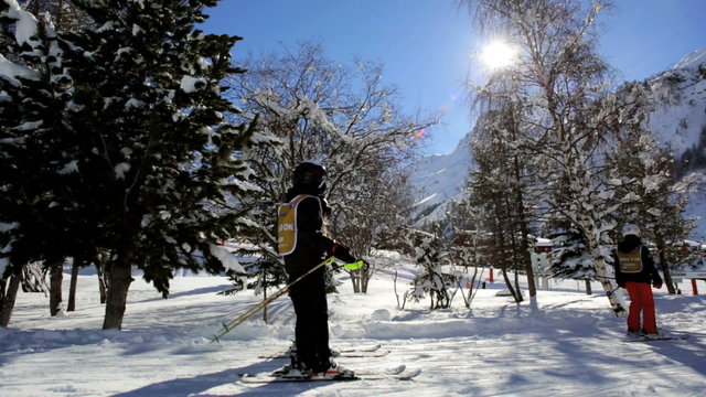 Sport Recreation Skiing Vacation Valley Ski Resort Frozen Winter Season 
