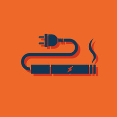 electronic cigarettes charge icon