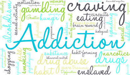 Addiction Word Cloud