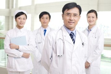 Fototapeta premium Portrait of a professional medical team