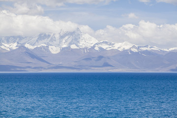 Namu Lake in Tibet, China