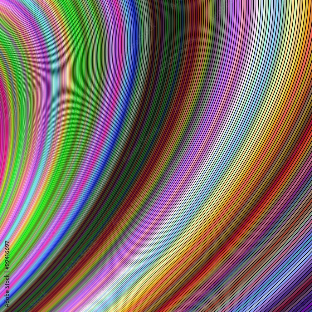 Poster abstract colorful curved stripe background design