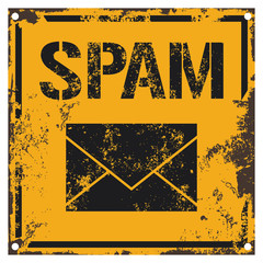 spam grunge sign - obrazy, fototapety, plakaty