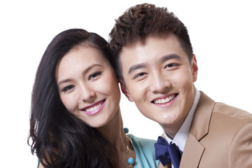 Fashionable young couple