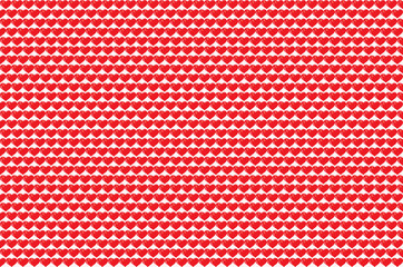 Seamless red heart pattern for valentine background.