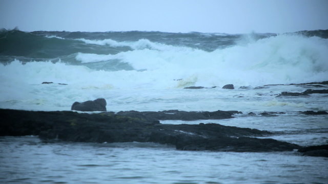 Tropical Cyclone Pacific coastline waves Hurricane Hawaii Big Island 