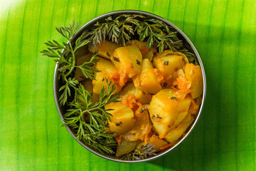 サブジ　インドのポテト料理　 Potato dish of Sabzi India © norikko