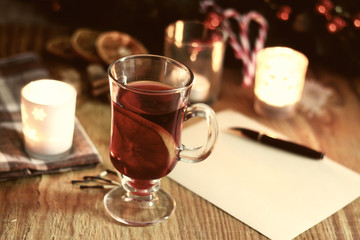 Christmas letter with spices