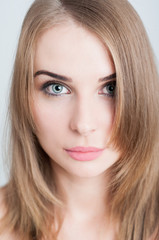 Obraz premium Headshot of beautiful skin female model