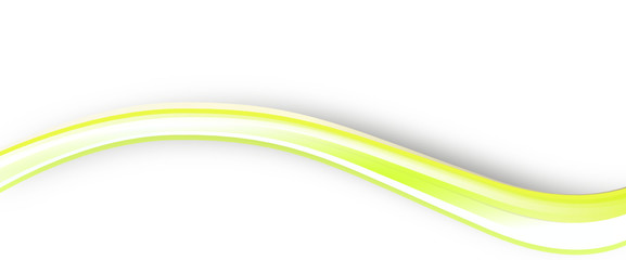 Band Banner Welle Grün Hintergrund Schwung