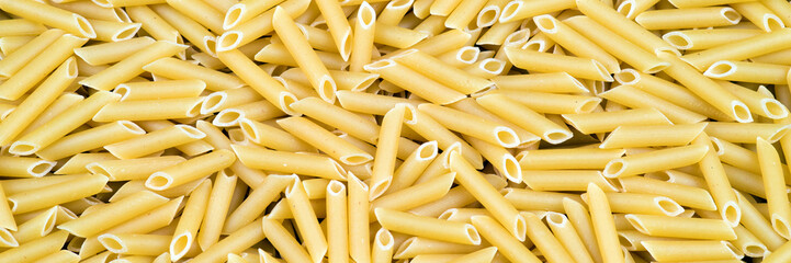 Penne, Nudeln als Hintergrund