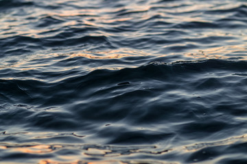 Naklejka premium Dark blue sea water