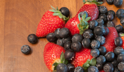 beautiful background of berries