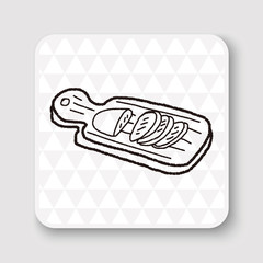 cutting board doodle