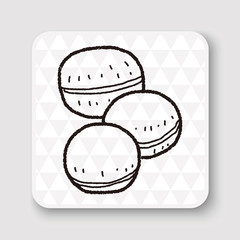 macaron doodle